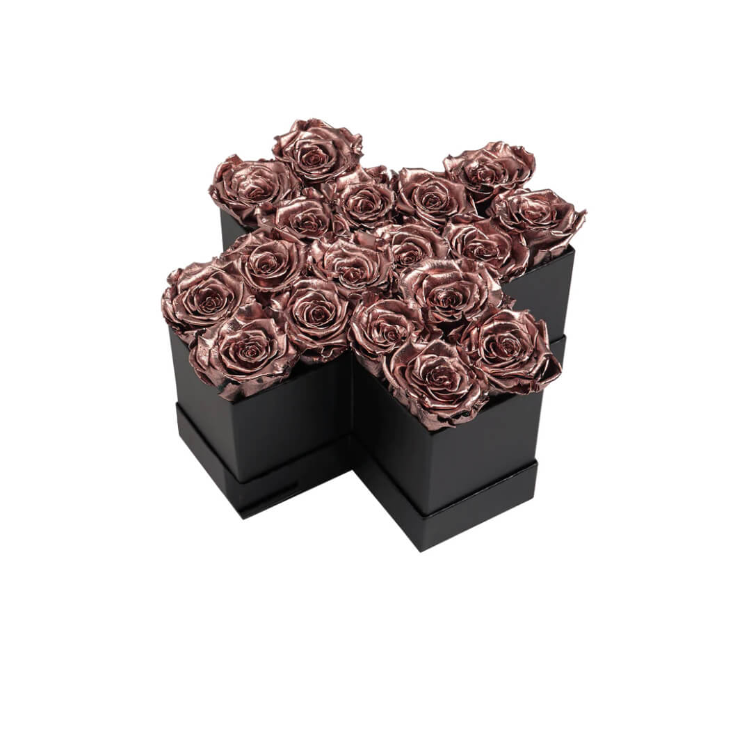 rosegold Lettre de Roses en or