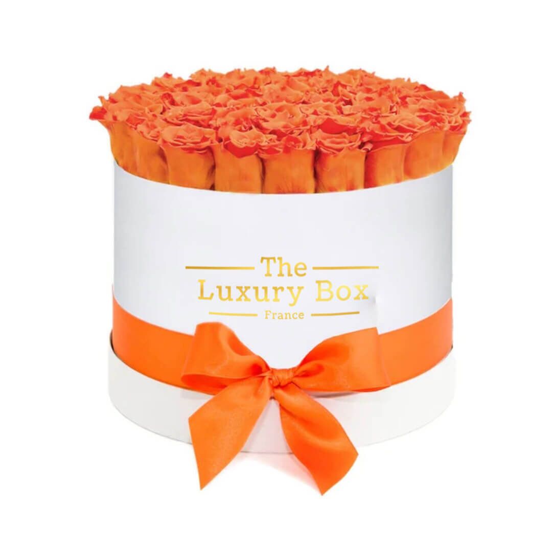 Cercle de roses éternelles - The Luxury Box (35) Commander/Acheter un coffret de roses éternelles rose