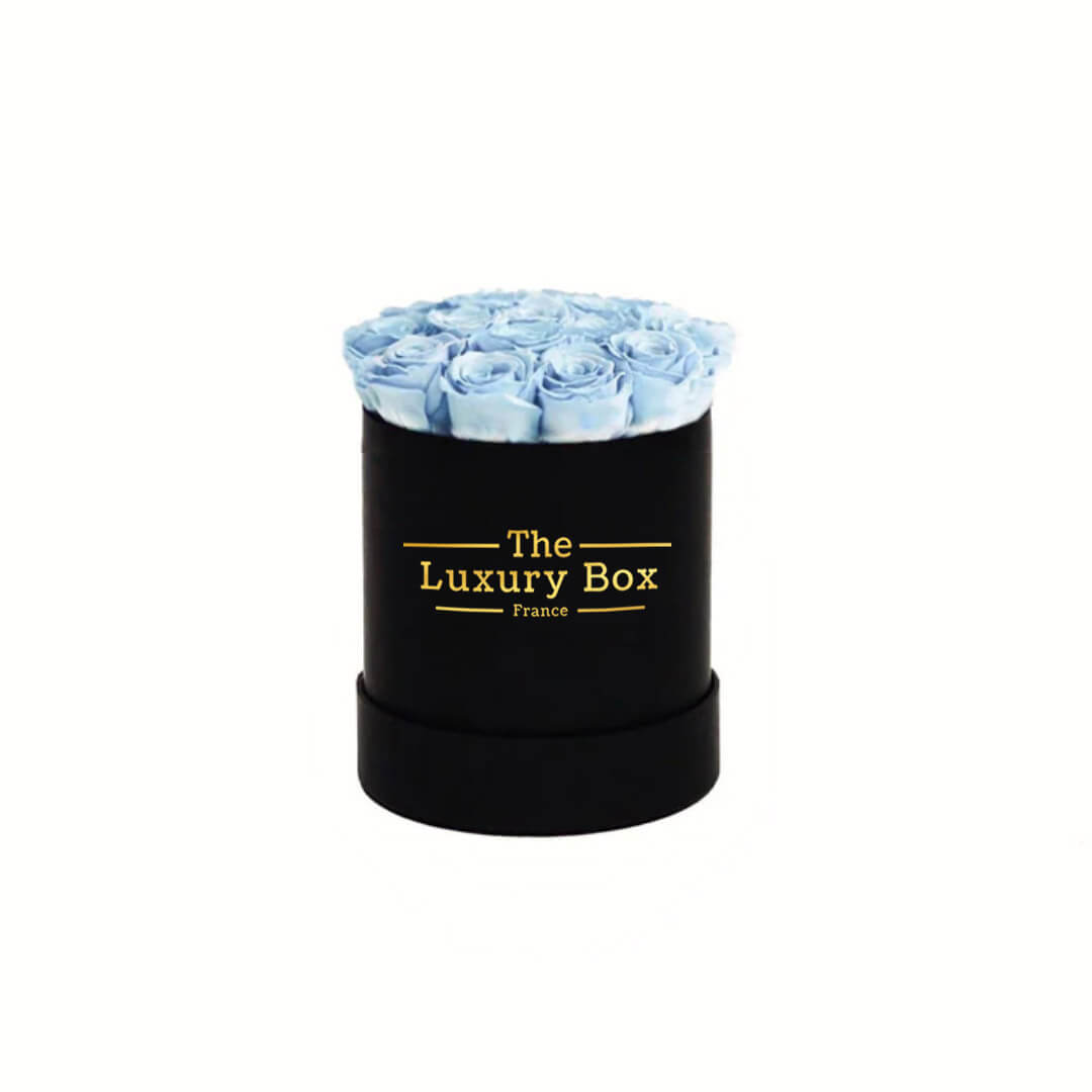 Cercle de roses éternelles - The Luxury Box Commander/Acheter un coffret de roses éternelles turquoise