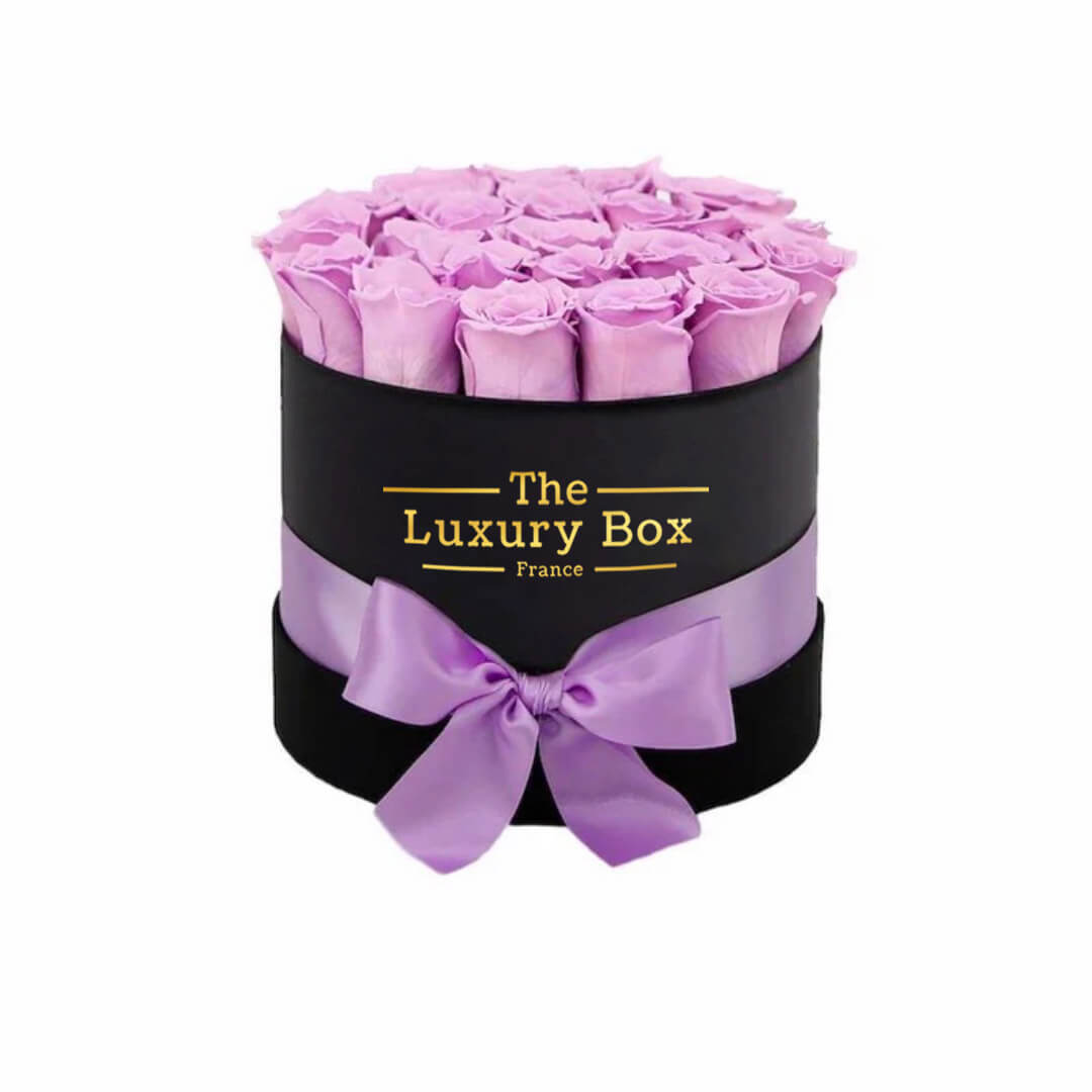 Cercle de roses éternelles - The Luxury Box (65) Commander/Acheter un coffret de roses éternelles rose