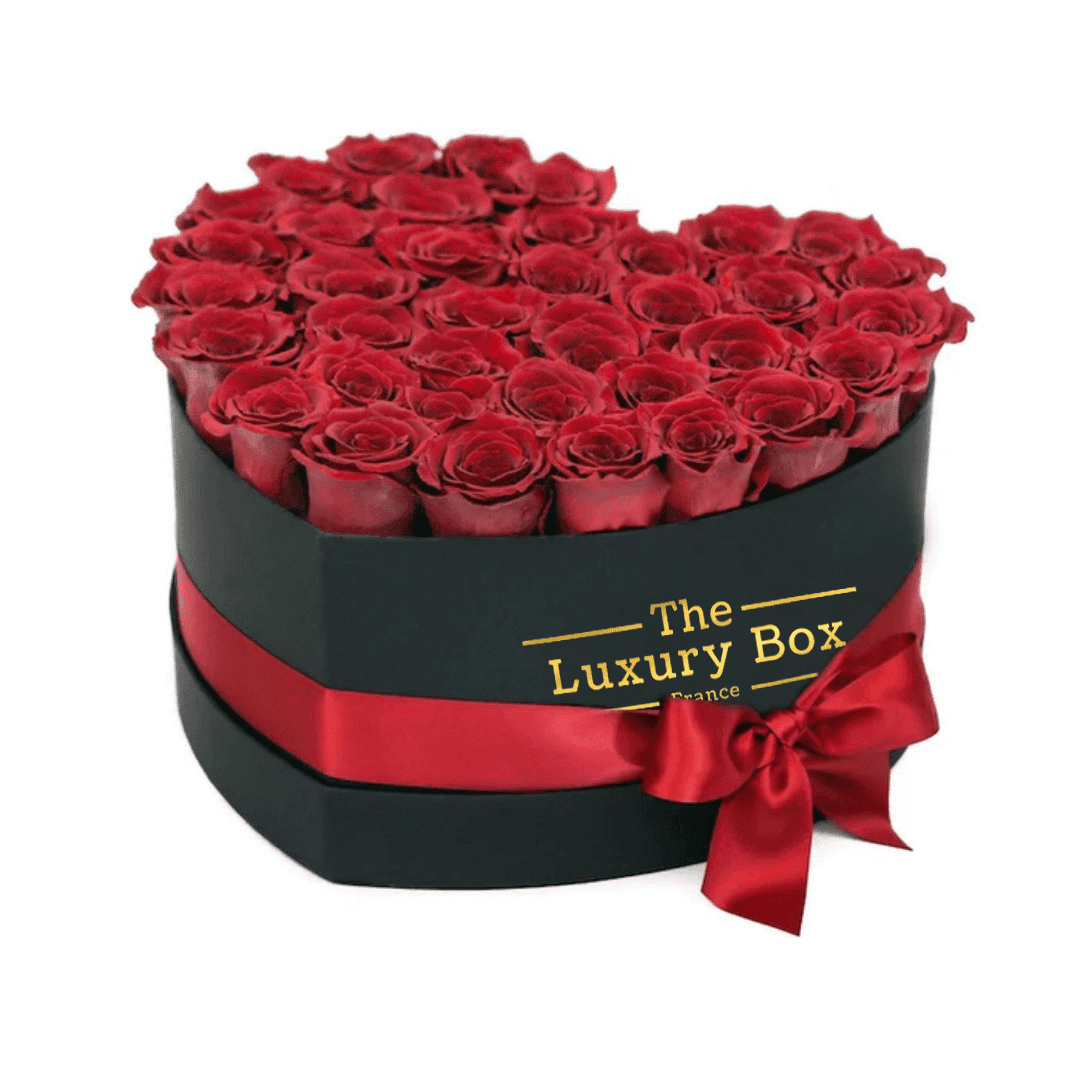 Coeur de roses éternelles Commander/Acheter un coeur de roses éternelles de la boutique en ligne The Luxury Box