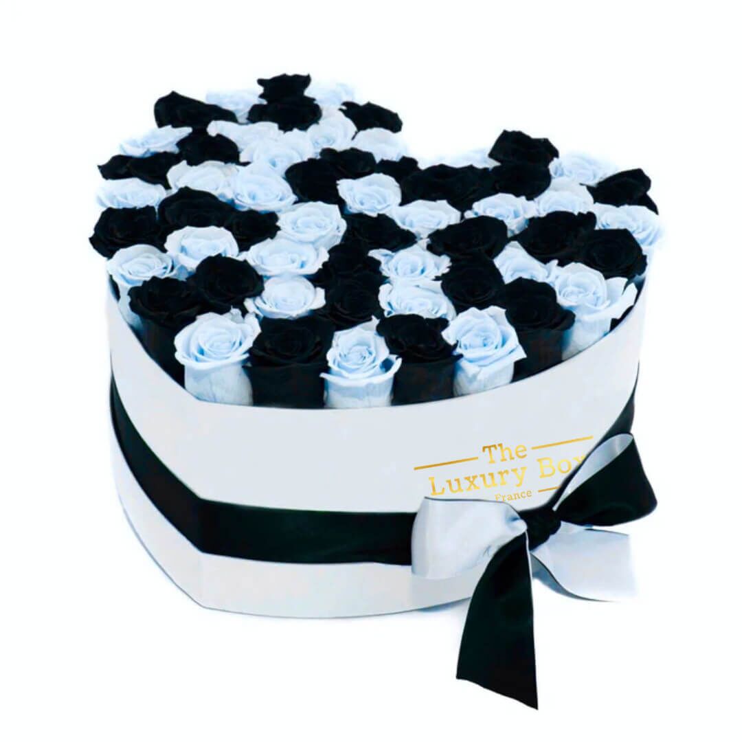 Coeur de roses éternelles Commander/Acheter un coeur de roses éternelles de la boutique en ligne The Luxury Box