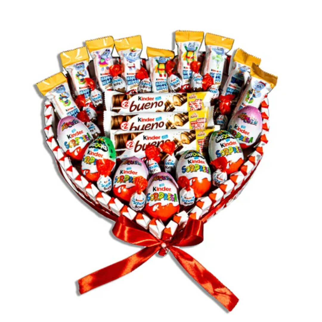 Coffret de chocolats Kinder - Coeur (2) Coffret de chocolats Kinder - Coeur