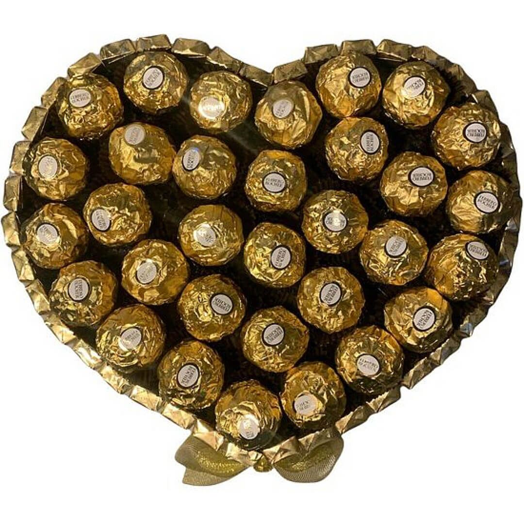 Coeur de Ferrero et Chocolats Merci Coeur de Ferrero et Chocolats Merci