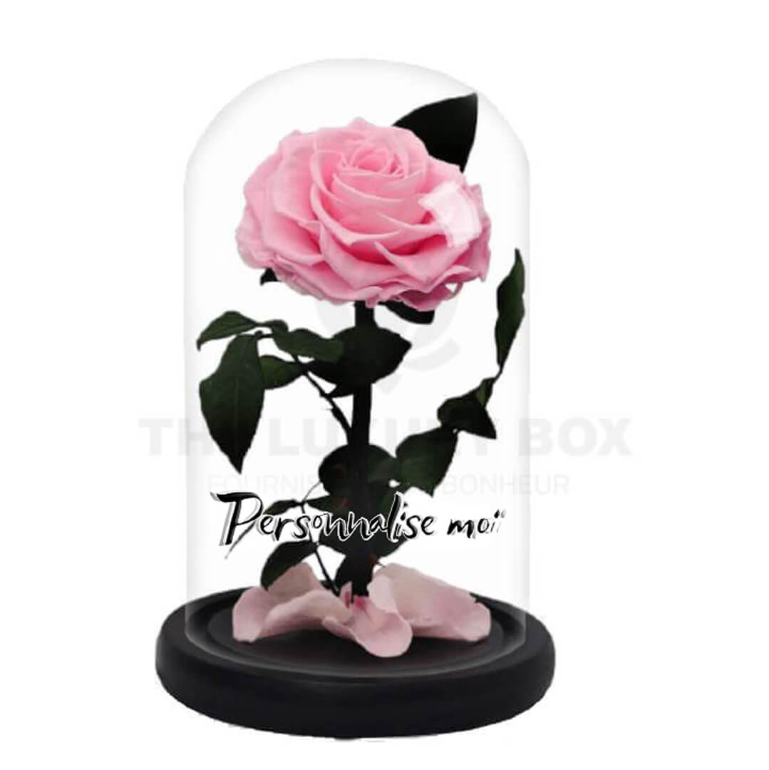 Roses sous cloches personnalisables (2) Roses sous cloches personnalisables 2 | The Luxury Box