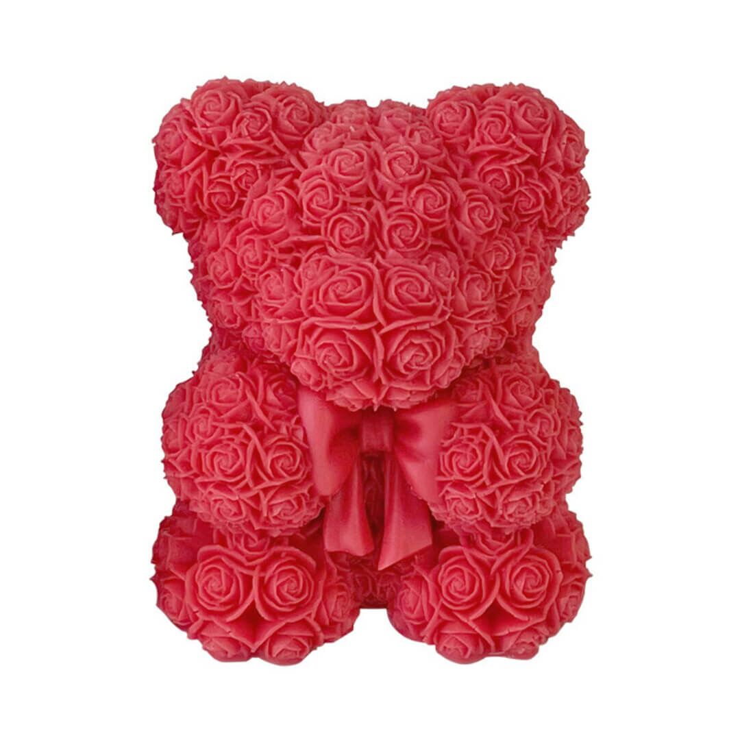 Bougie en forme d'ours de fleurs by The Luxury Box (4) Bougie en forme dours de fleurs by The Luxury Box 4 | The Luxury Box