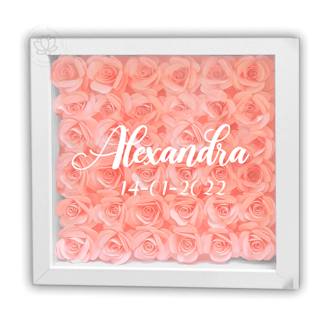 Cadre de fleurs Love Day's (1) Cadre de fleurs Love Days 1 | The Luxury Box