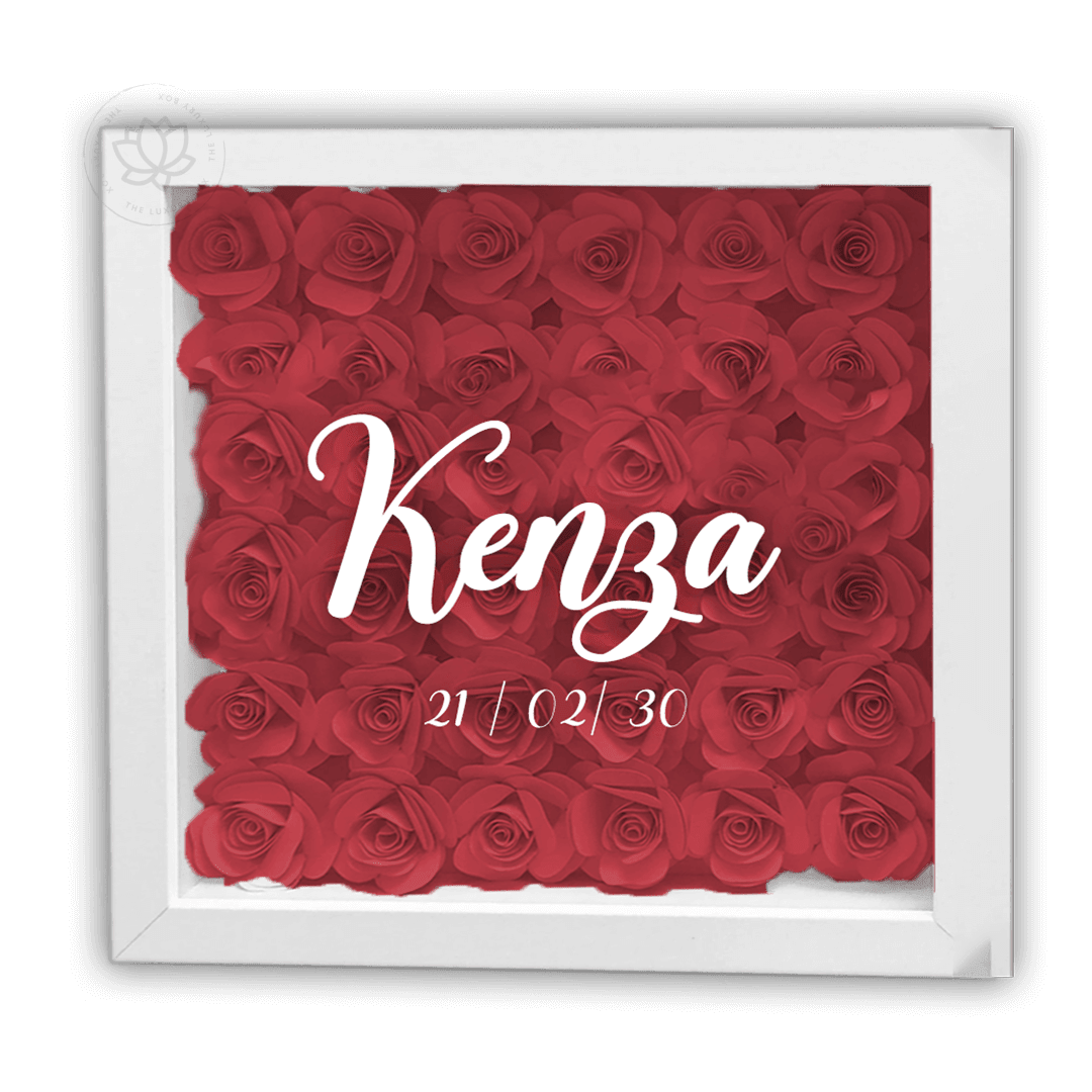 Cadre de fleurs Love Day's (4) Cadre de fleurs Love Days 4 | The Luxury Box