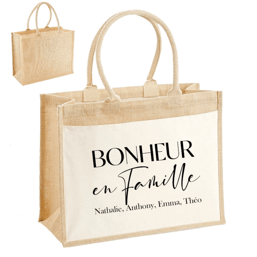 Sac de Jute Bonheur X (1) Sac de Jute Bonheur X 1 | The Luxury Box