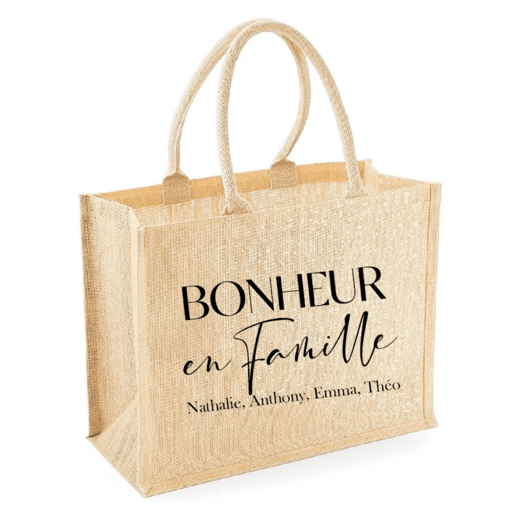 Sac de Jute Bonheur X (2) Sac de Jute Bonheur X 2 | The Luxury Box