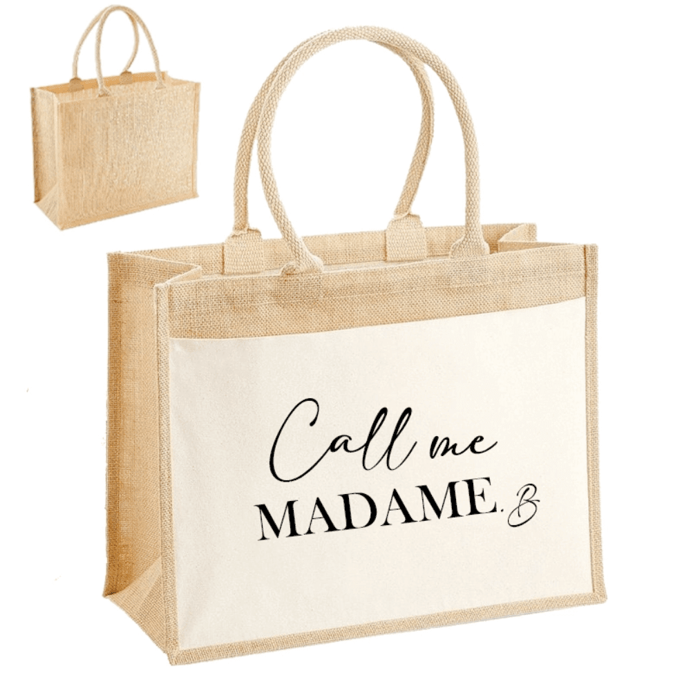 Sac de Jute Call Me (1) Sac de Jute Call Me 1 | The Luxury Box