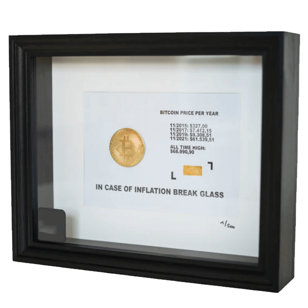 IN-CASE-OF-INFLATION-BITCOIN-FRAME Love Day IN CASE OF INFLATION BITCOIN FRAME Love Day | The Luxury Box
