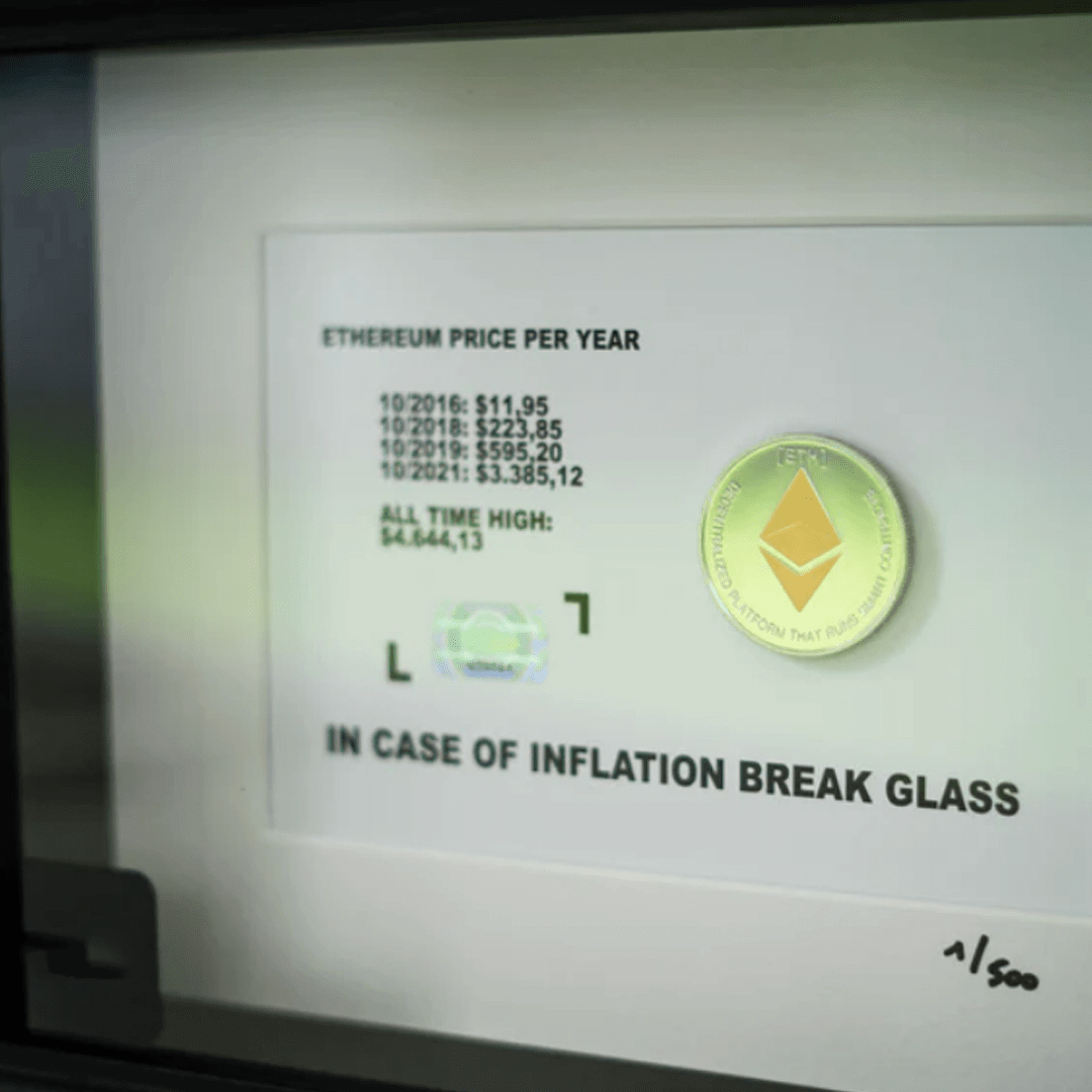 IN-CASE-OF-INFLATION-ETHEREUM-FRAME IN CASE OF INFLATION ETHEREUM FRAME | The Luxury Box