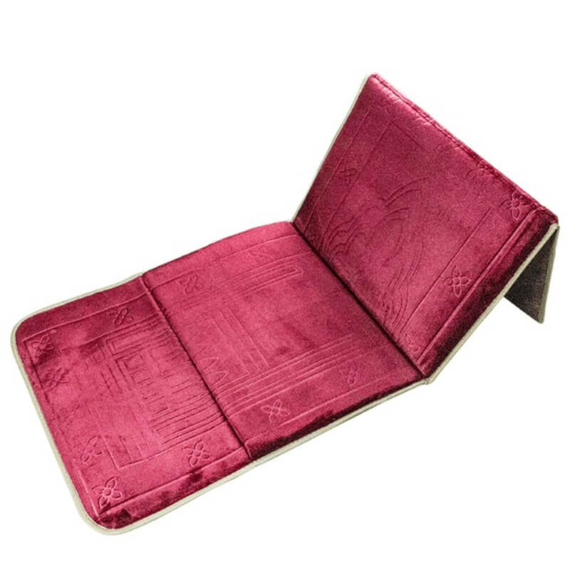 Tapis de priére avec dossier (1) Tapis de priere avec dossier 1 | The Luxury Box