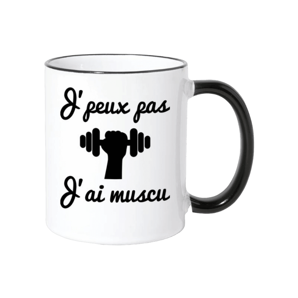 je-peux-pas-jai-muscu-musculation-mug-bicolore je peux pas jai muscu musculation mug bicolore | The Luxury Box