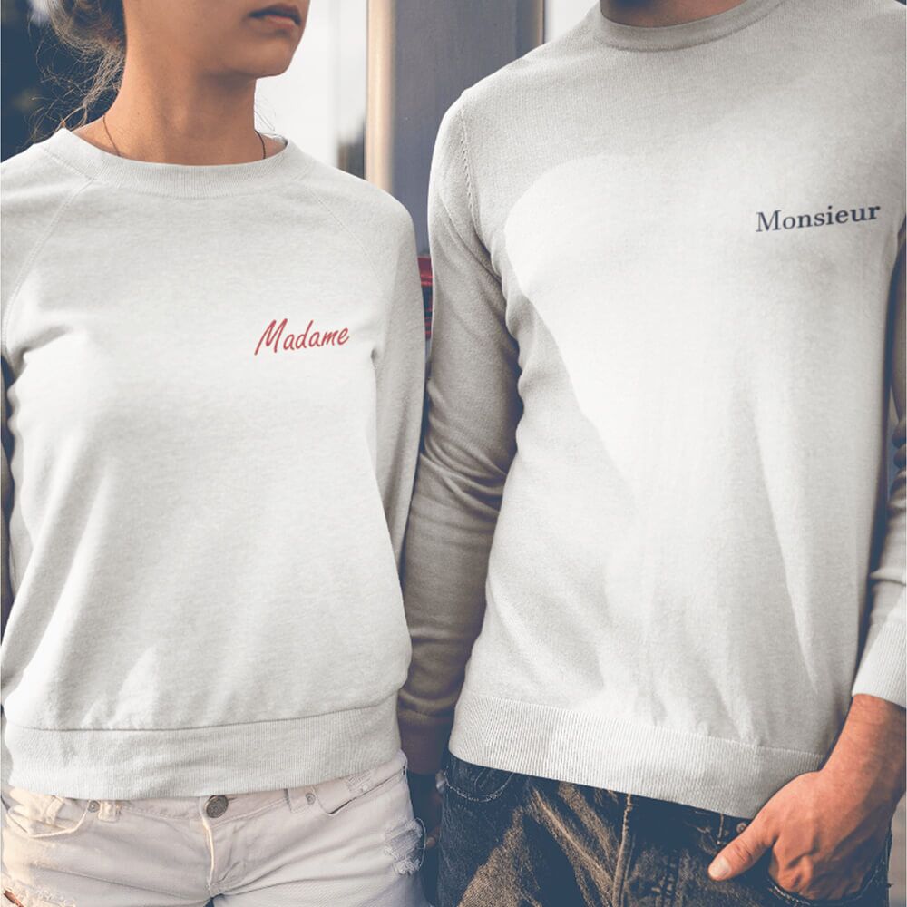 Sweat-Couple-Madame-Monsieur Sweat Couple Madame Monsieur | The Luxury Box