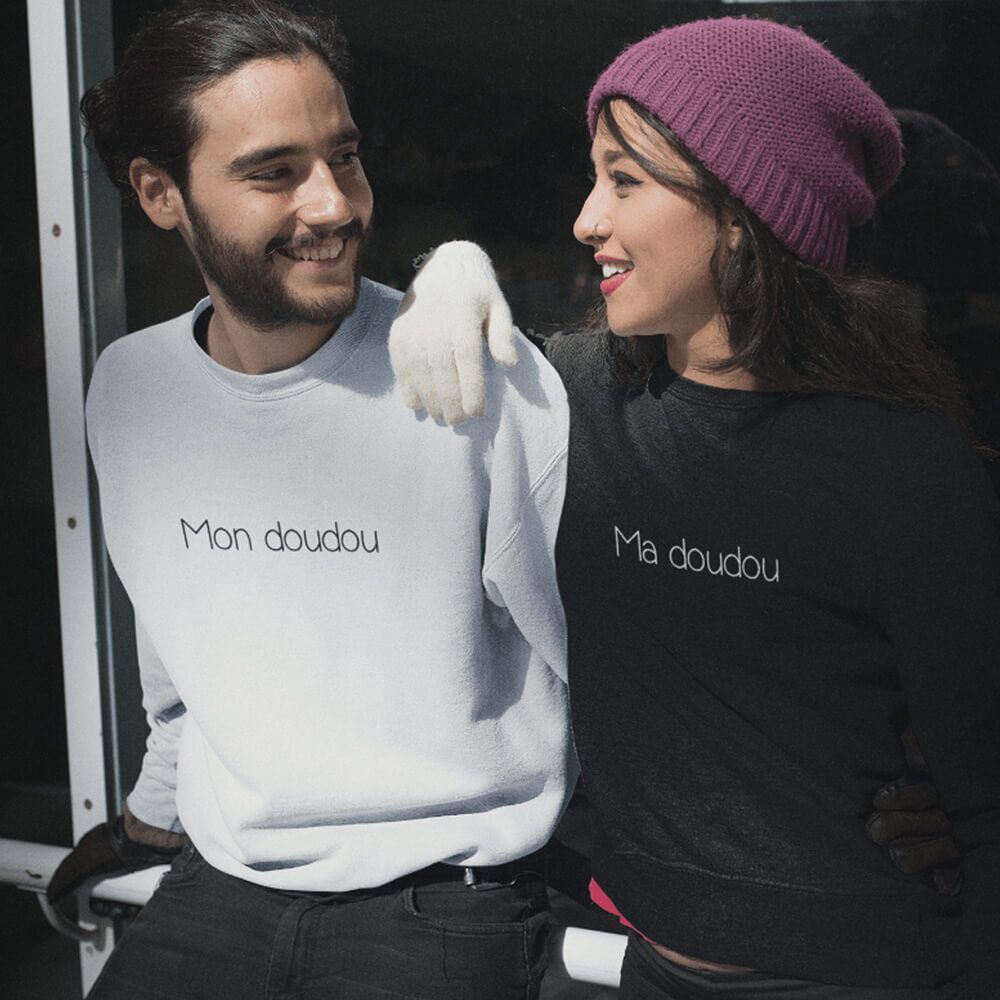 Sweat-couple-Mon-doudou-Ma-doudou-2 Sweat couple Mon doudou Ma doudou 2 | The Luxury Box