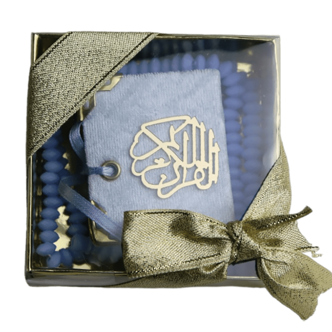 Coffret Petit Coran & Tasbih (6) Coffret Petit Coran Tasbih 6 | The Luxury Box