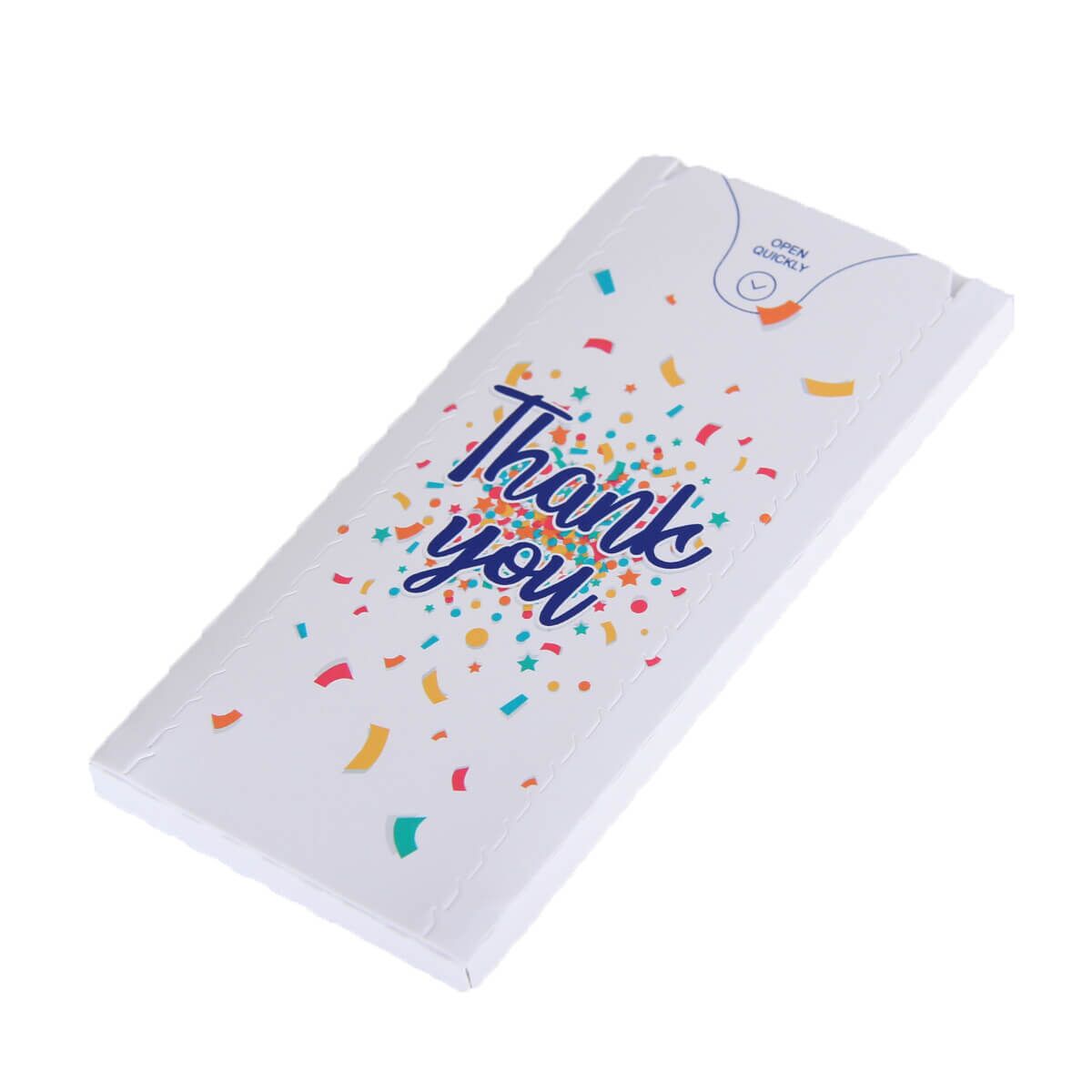 Thank you3 Carte Surprise Explosion de confettis