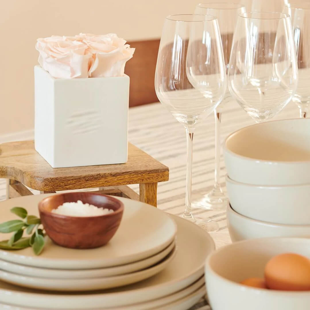 Carré de fleurs Vase de fleurs