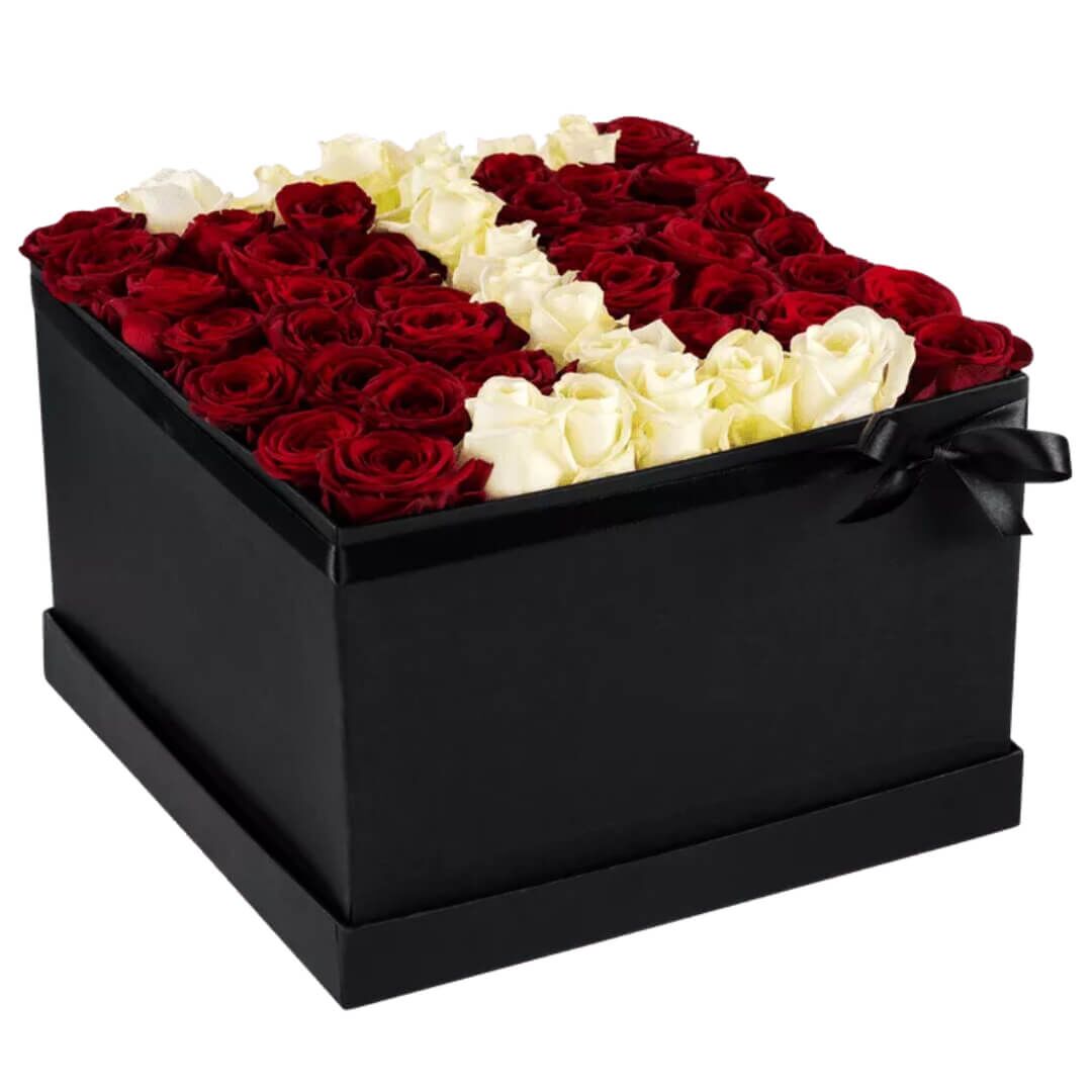 Coffret Letter (3) Coffret de fleurs Lettre