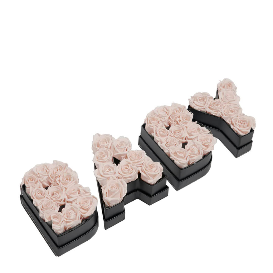 Little Letter Box by The Luxury Box (46) Coffret de fleurs éternelles lettre