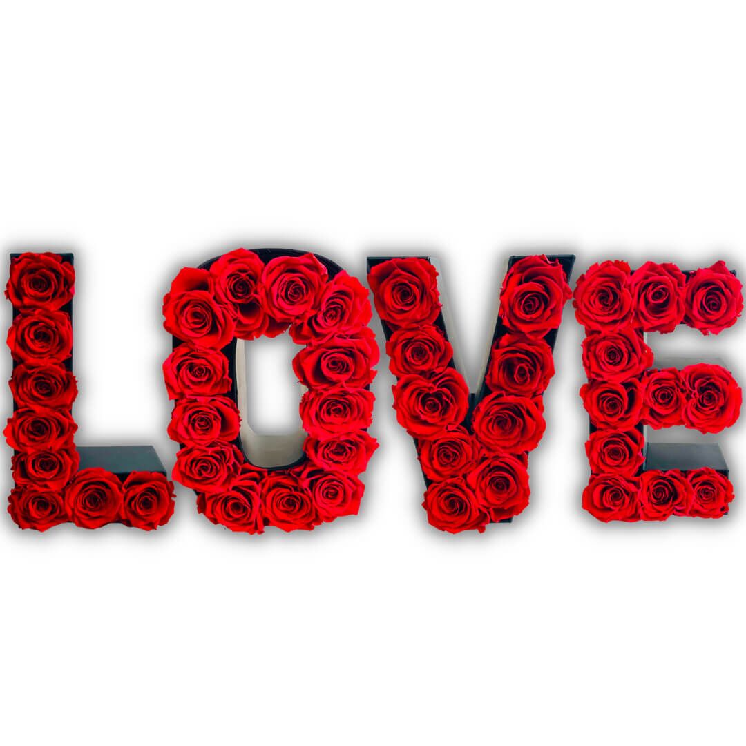 Love Pack Coffret de fleurs LOVE