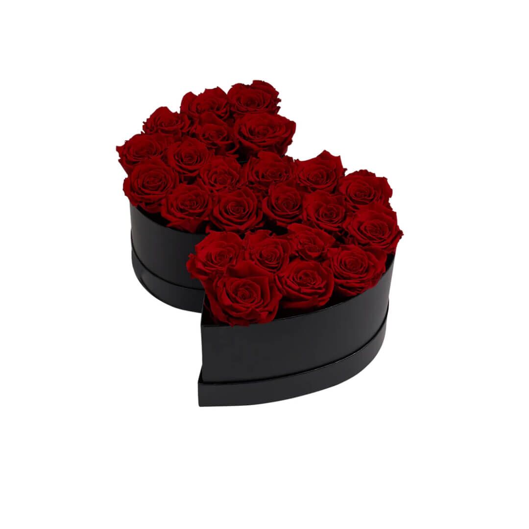 S_red Coffret de fleurs éternelles lettre