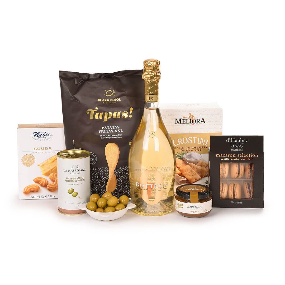 Ultime cadeau gourmand avec vin mousseux Bottega (1) Ultime cadeau gourmand avec vin mousseux Bottega 1 | The Luxury Box